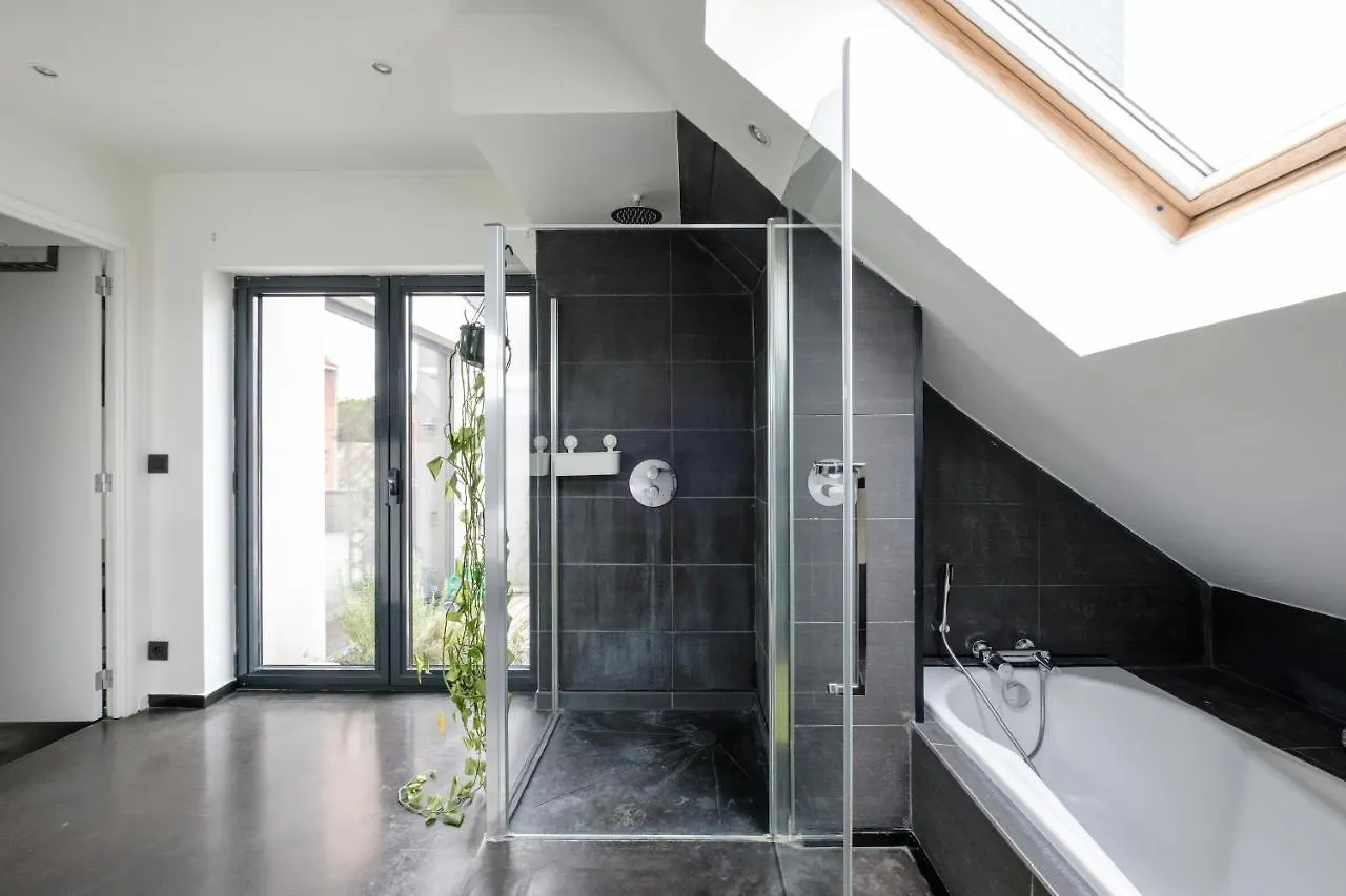 Beautiful Penthouse With Terrace Tour & Taxis Apartman Brüsszel 0*,