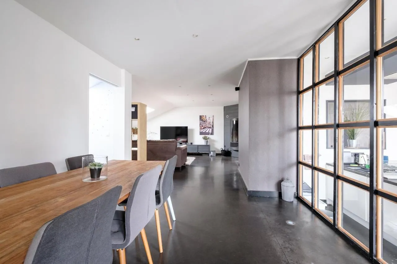 Beautiful Penthouse With Terrace Tour & Taxis Daire Brüksel 0*,  Belçika